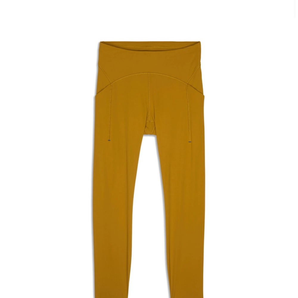 Mustard Yellow High-Waisted Leggings